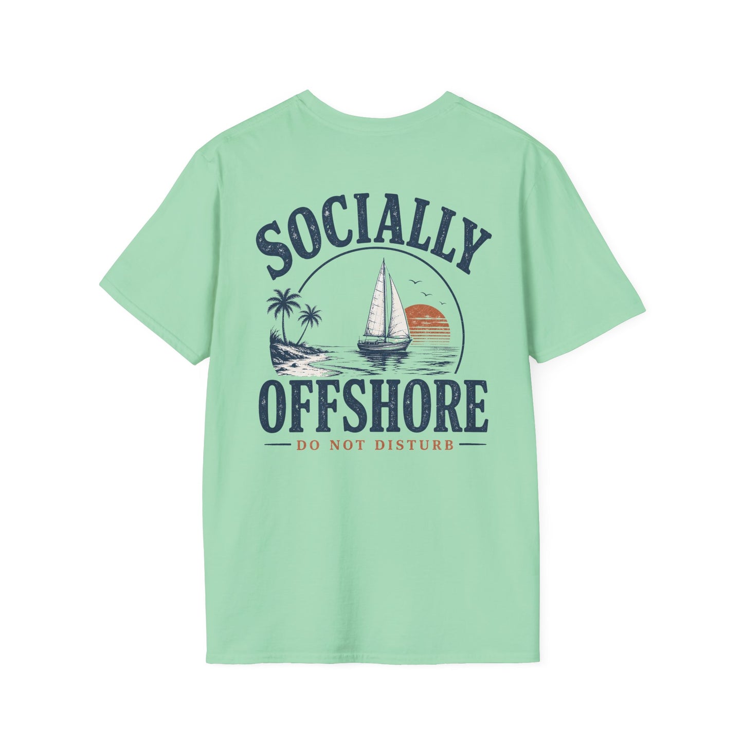 Socially Offshore Graphic Tee – Sailboat Sunset t-shirt