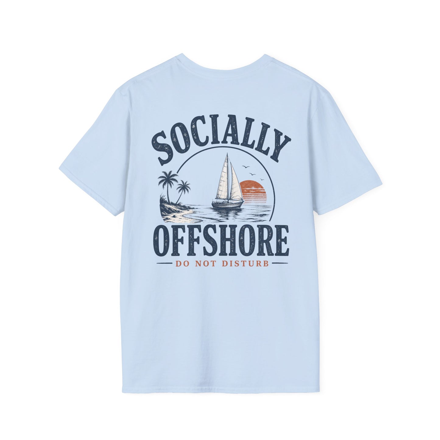 Socially Offshore Graphic Tee – Sailboat Sunset t-shirt