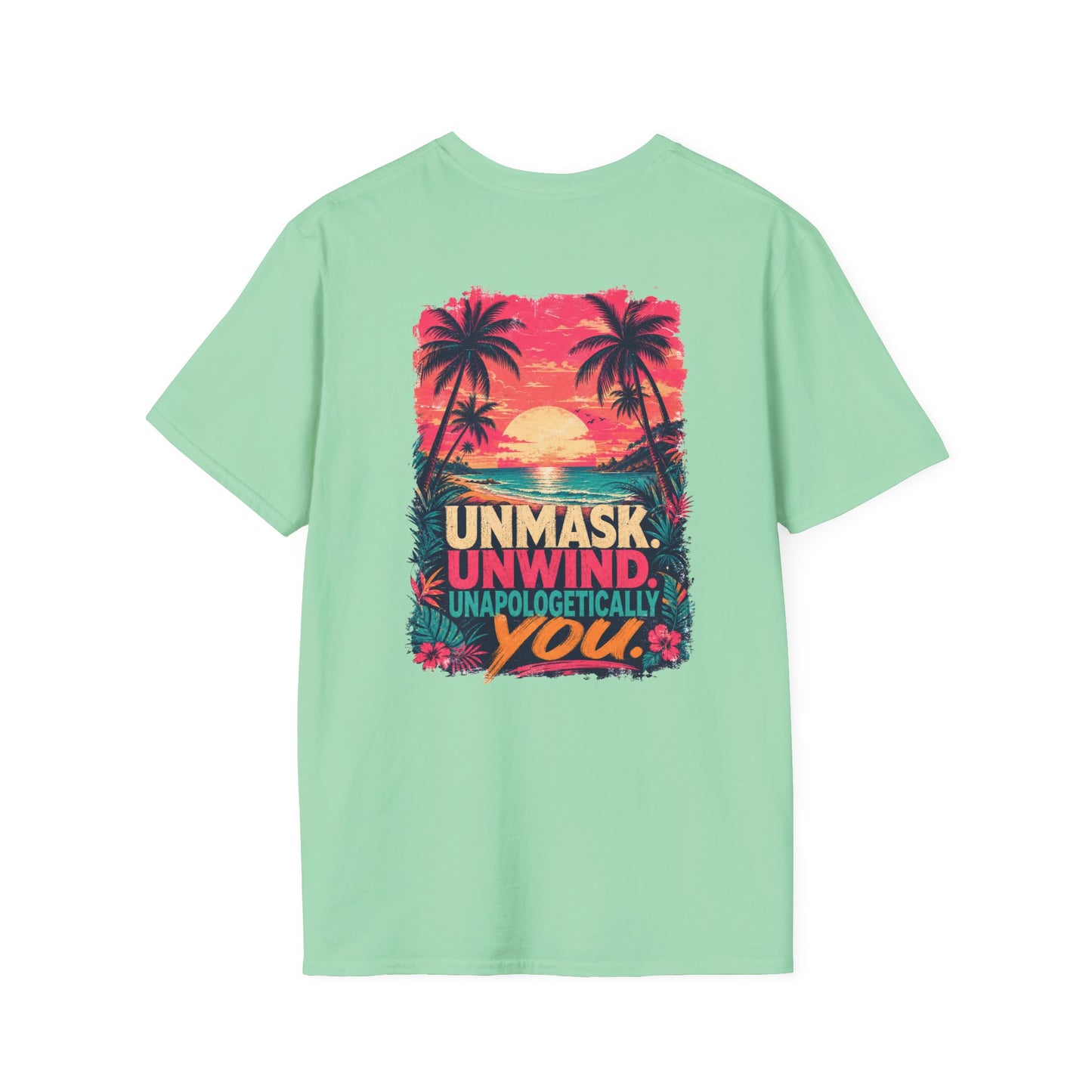 Unmask & Unwind Tropical Graphic Tee
