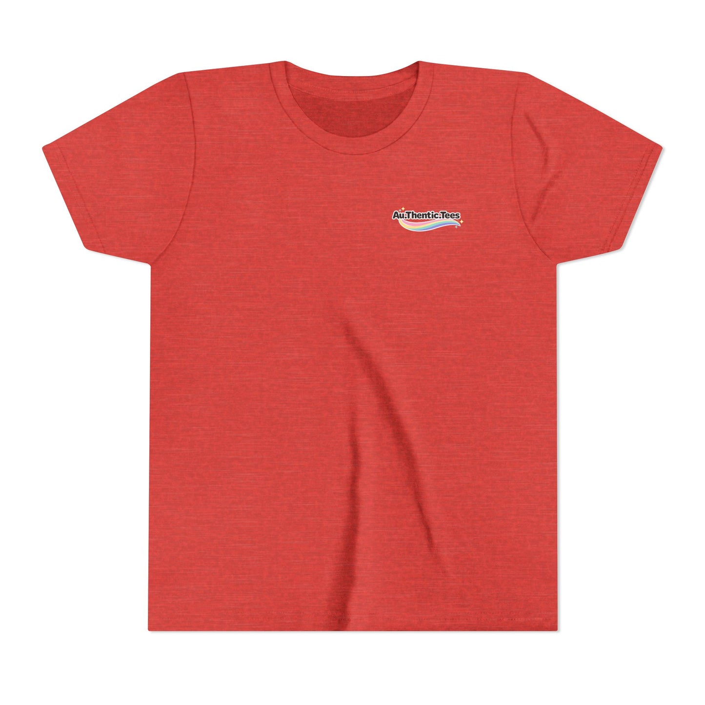 "Breakfast, Lunch & Dinner" Chicken Nugget Graphic Youth Tee — BACK PRINT