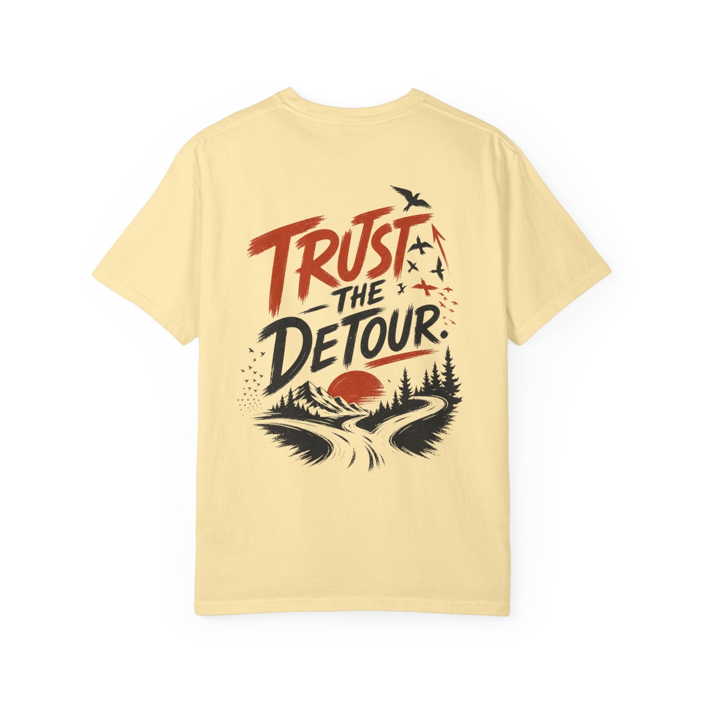 Trust the Detour T-Shirt — ADHD Inspirational Road Trip Graphic Tee