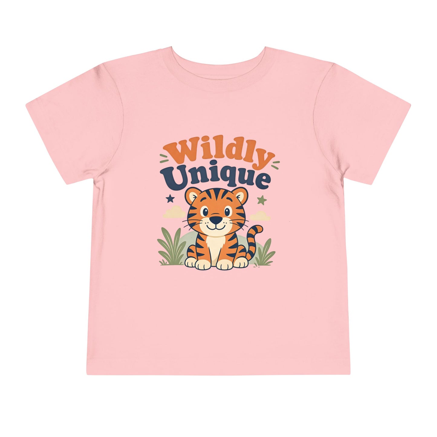 Toddler Tee — "Wildly Unique" Cute Tiger Graphic