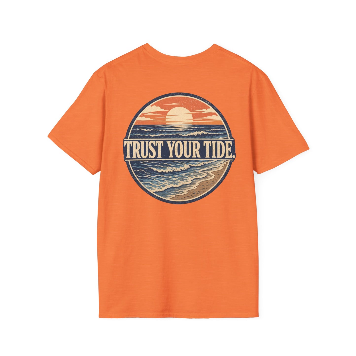 "Trust Your Tide" Vintage Sunset Graphic Tee