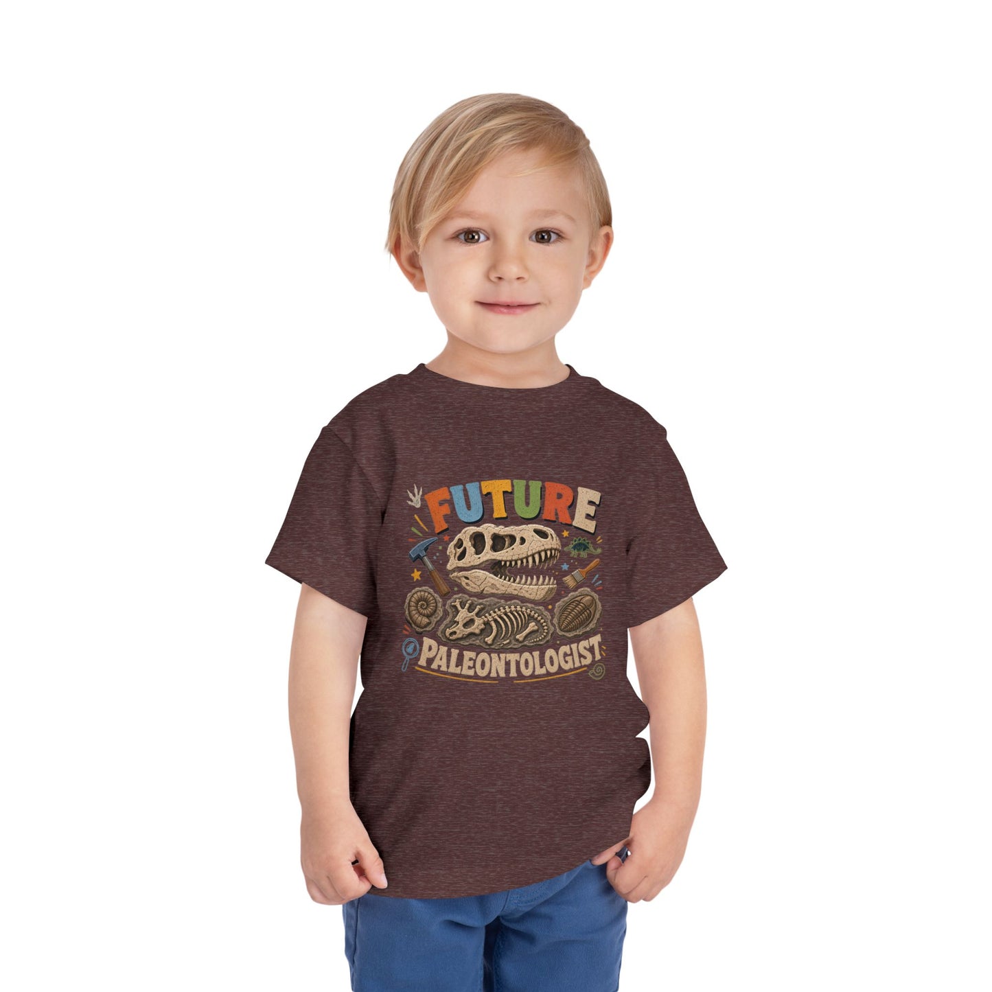 Future Paleontologist Toddler Tee — Dinosaur Fossil Graphic Shirt image 19
