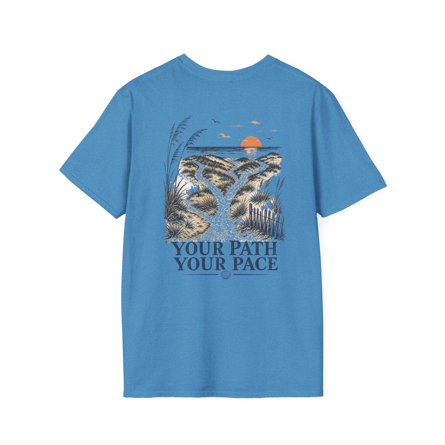 "Your Path Your Pace" Vintage Coastal Graphic Tee