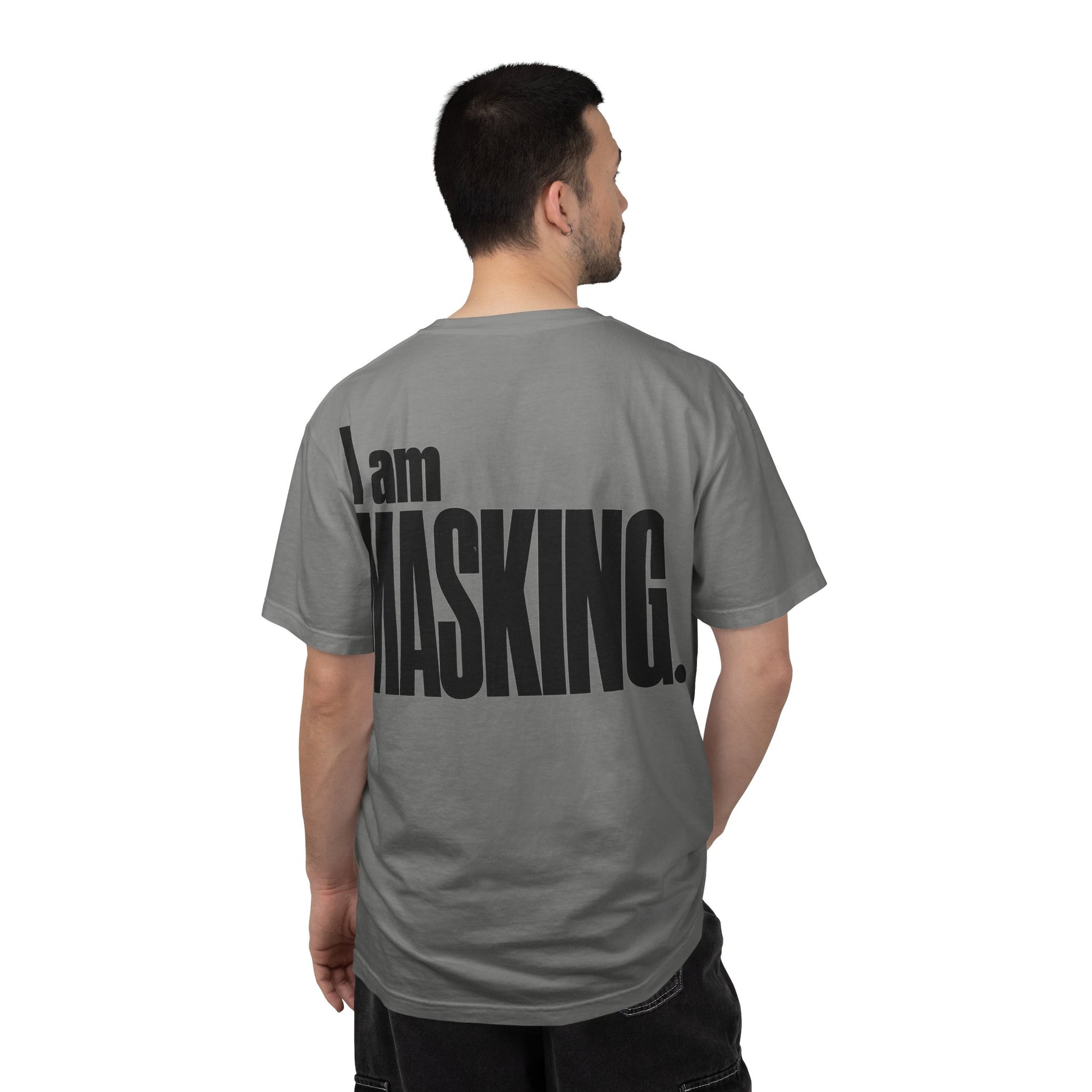I Am MASKING Back Print Shirt – Neurodivergent Streetwear Tee image