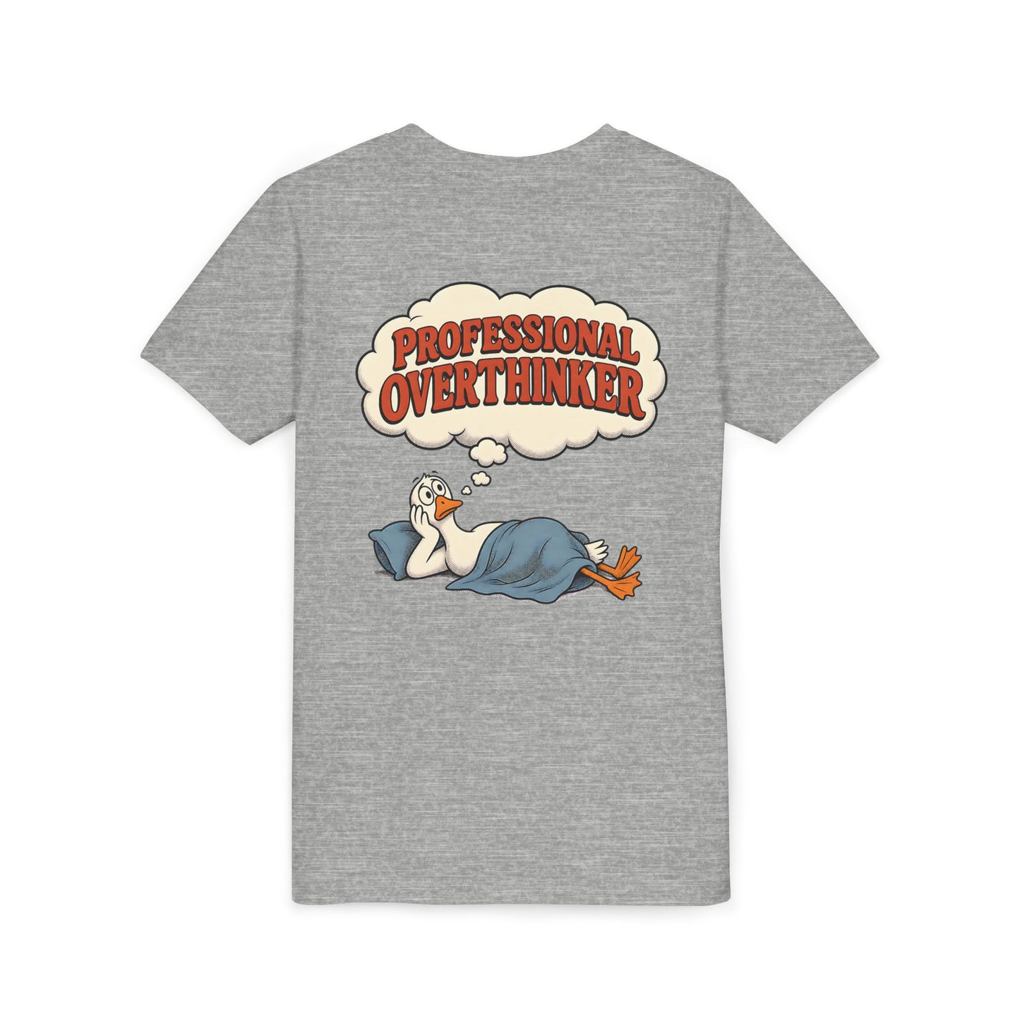 Youth Tee - "Professional Overthinker" Silly Goose Graphic BACK PRINT