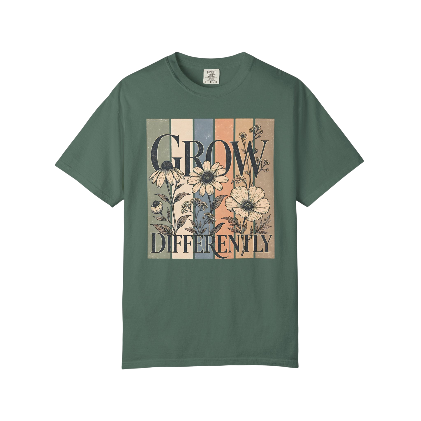 Grow Differently Floral T-Shirt