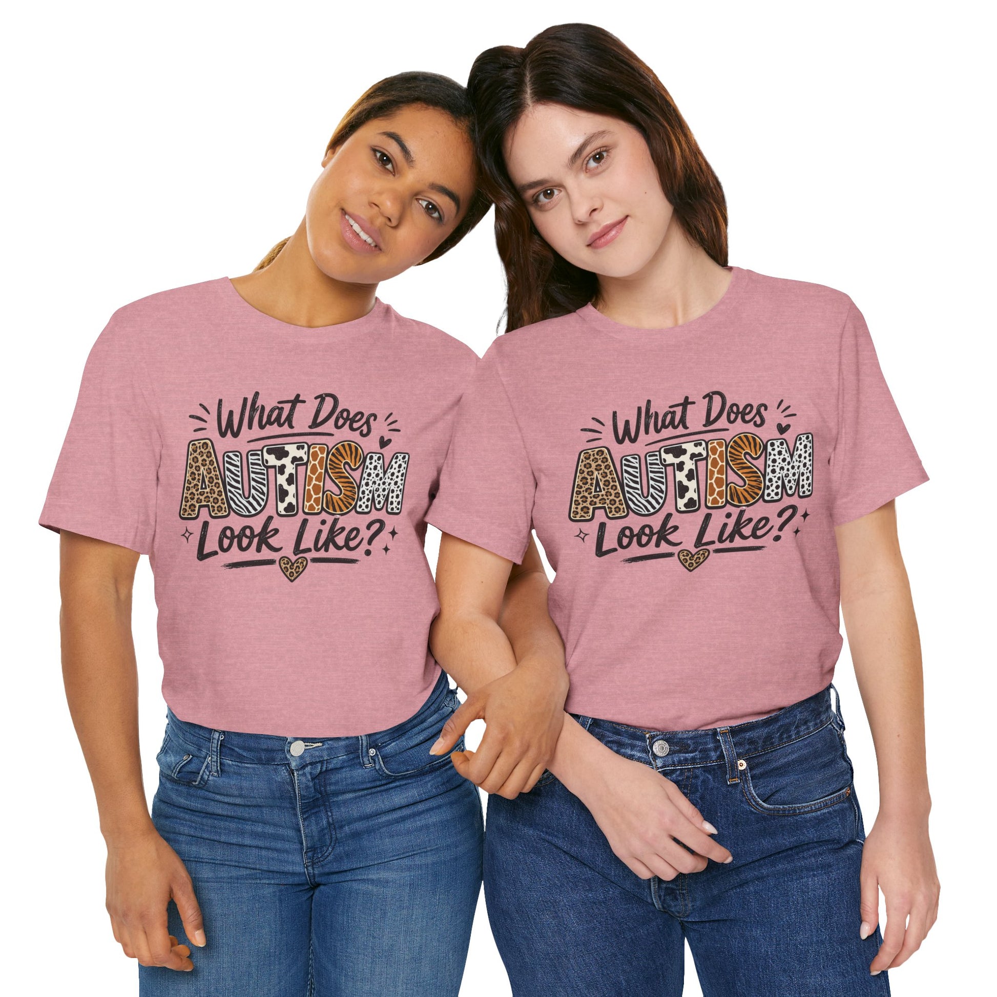 What Does Autism Look Like Shirt | Trendy Autism Awareness Tee image 38