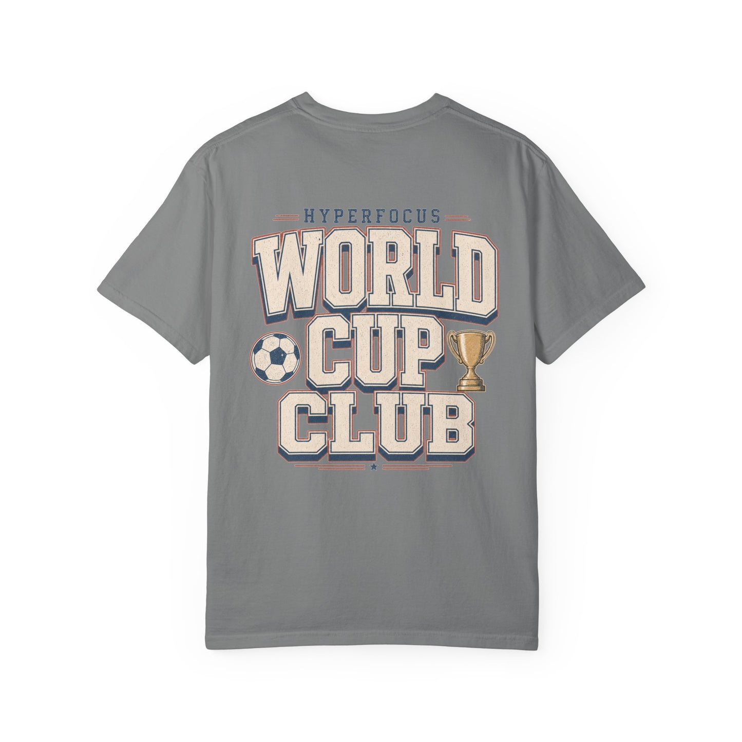 World Cup Club T-Shirt — Retro Soccer Graphic Tee BACK PRINT