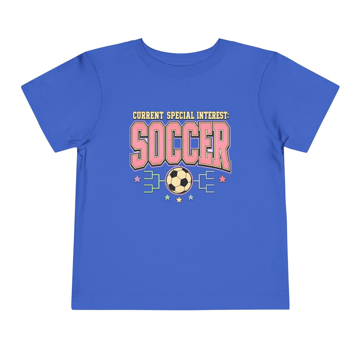 Toddler Soccer Tee — "Currently Special Interest: Soccer" Kids Graphic Shirt