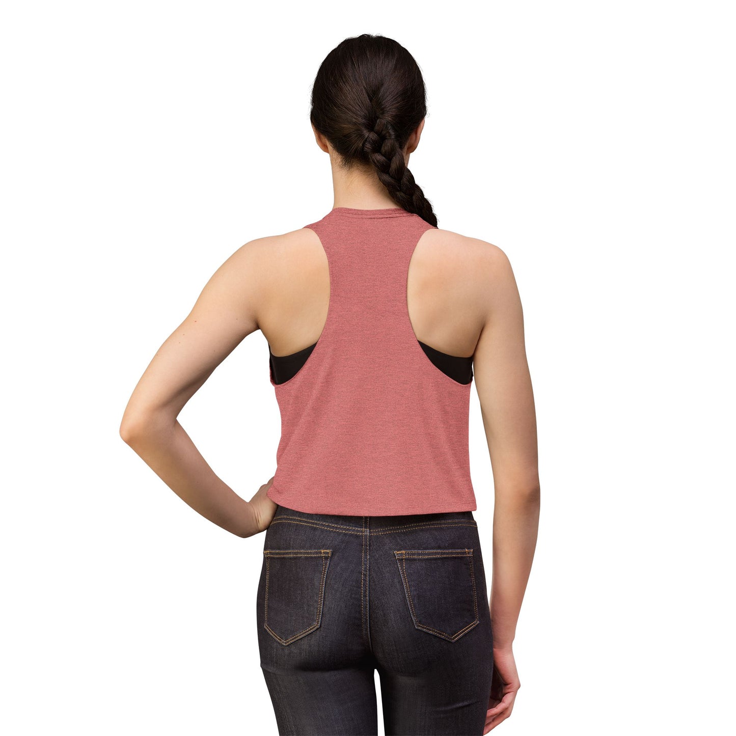Autism Mama Crop Top - Pastel Patchwork Lettering Support Tank image 5