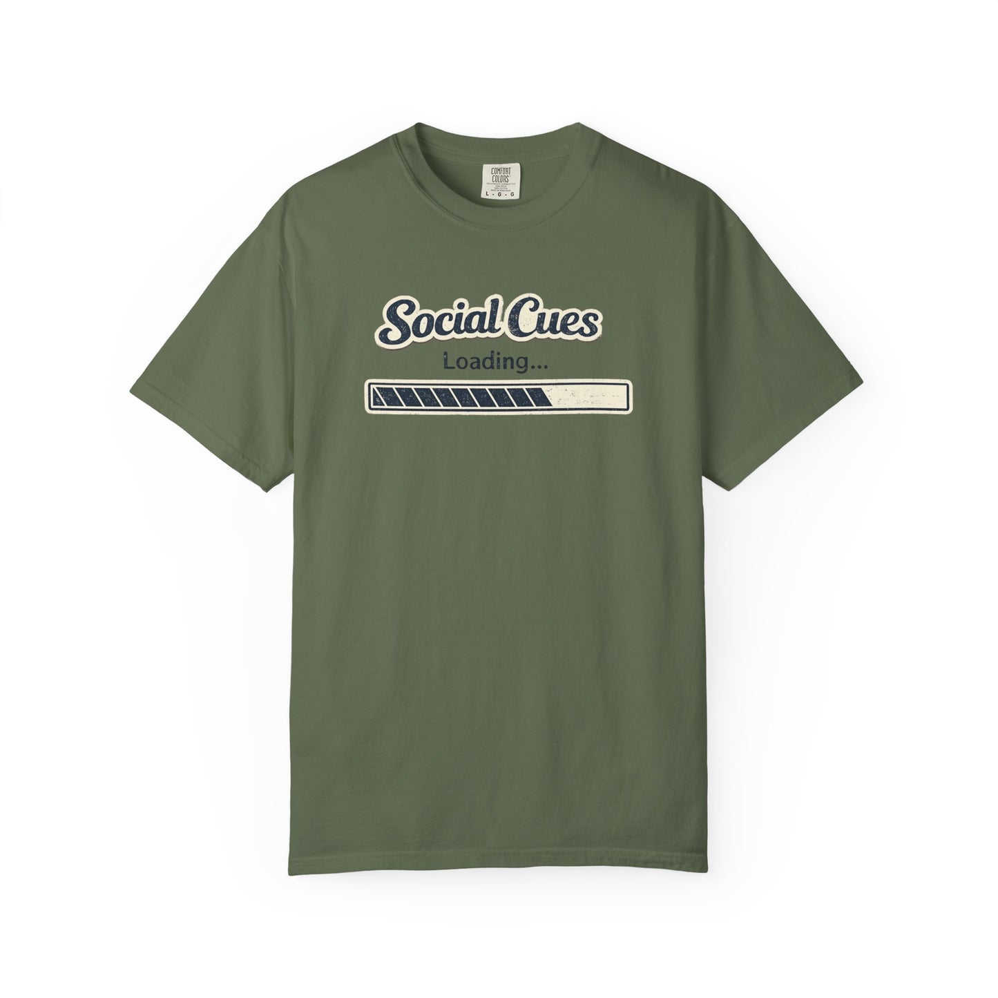 Social Cues Loading T-Shirt — Funny Neurodiversity Tee