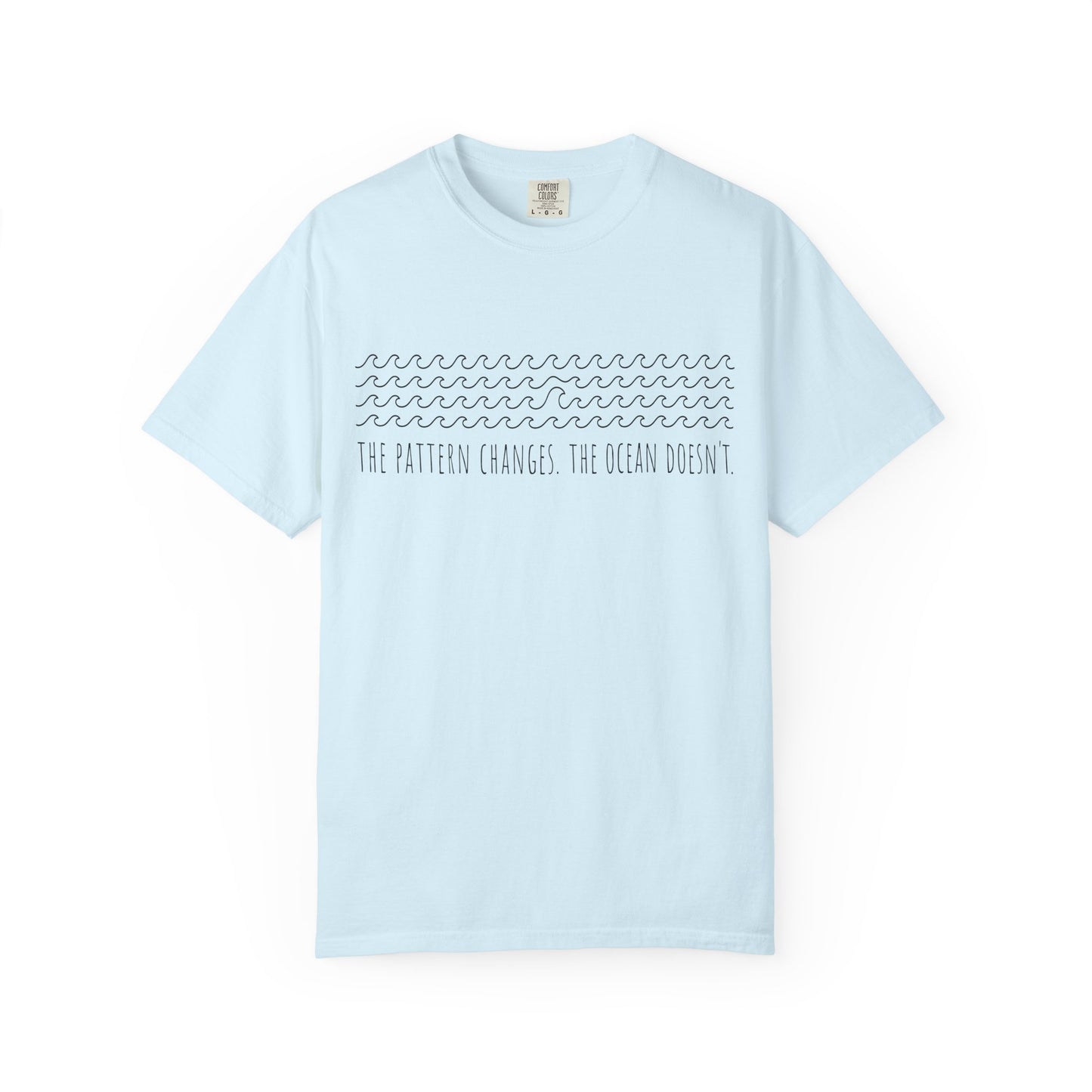 “The Pattern Changes; The Ocean Doesn’t” Ocean Pattern Tee — Graphic T-Shirt