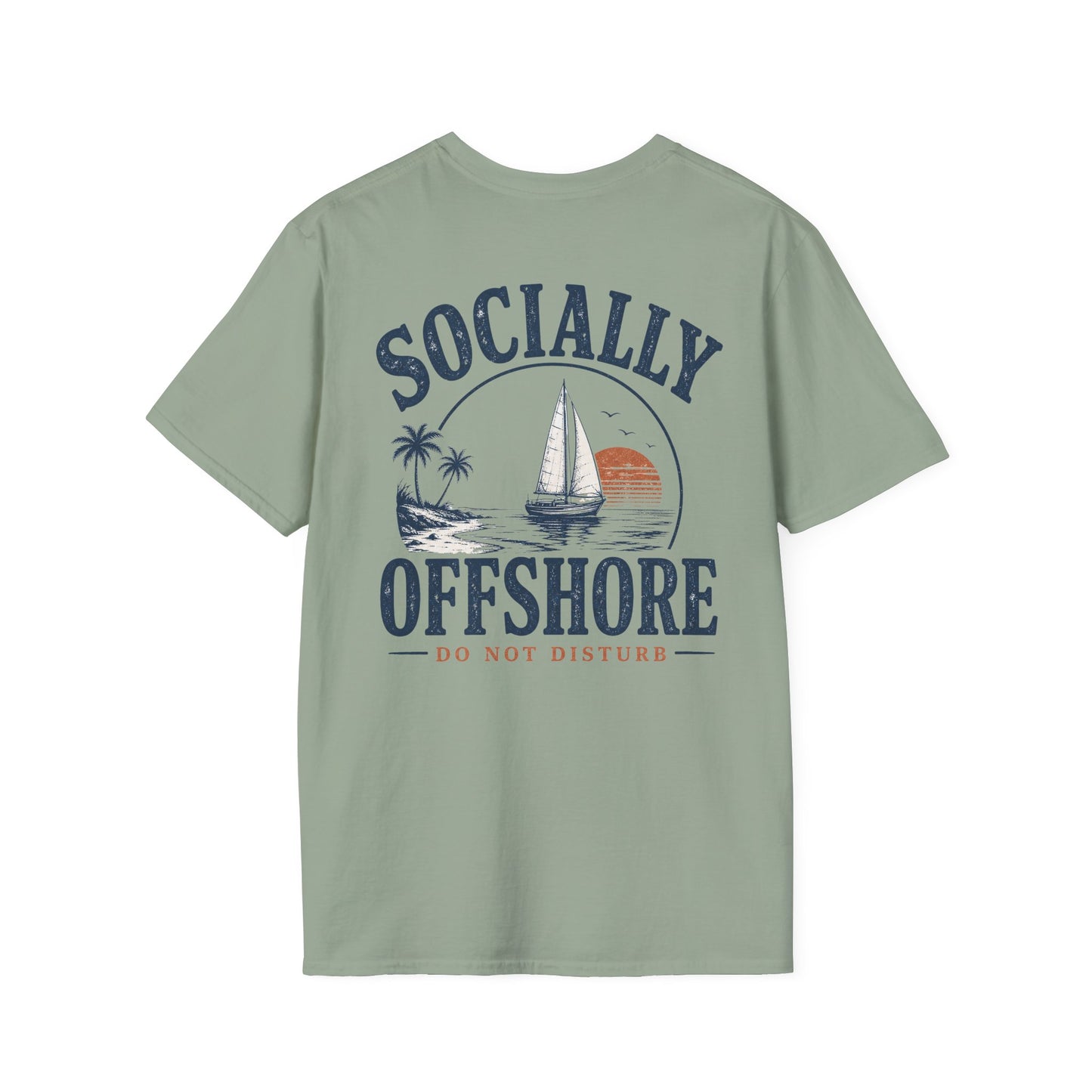 Socially Offshore Graphic Tee – Sailboat Sunset t-shirt