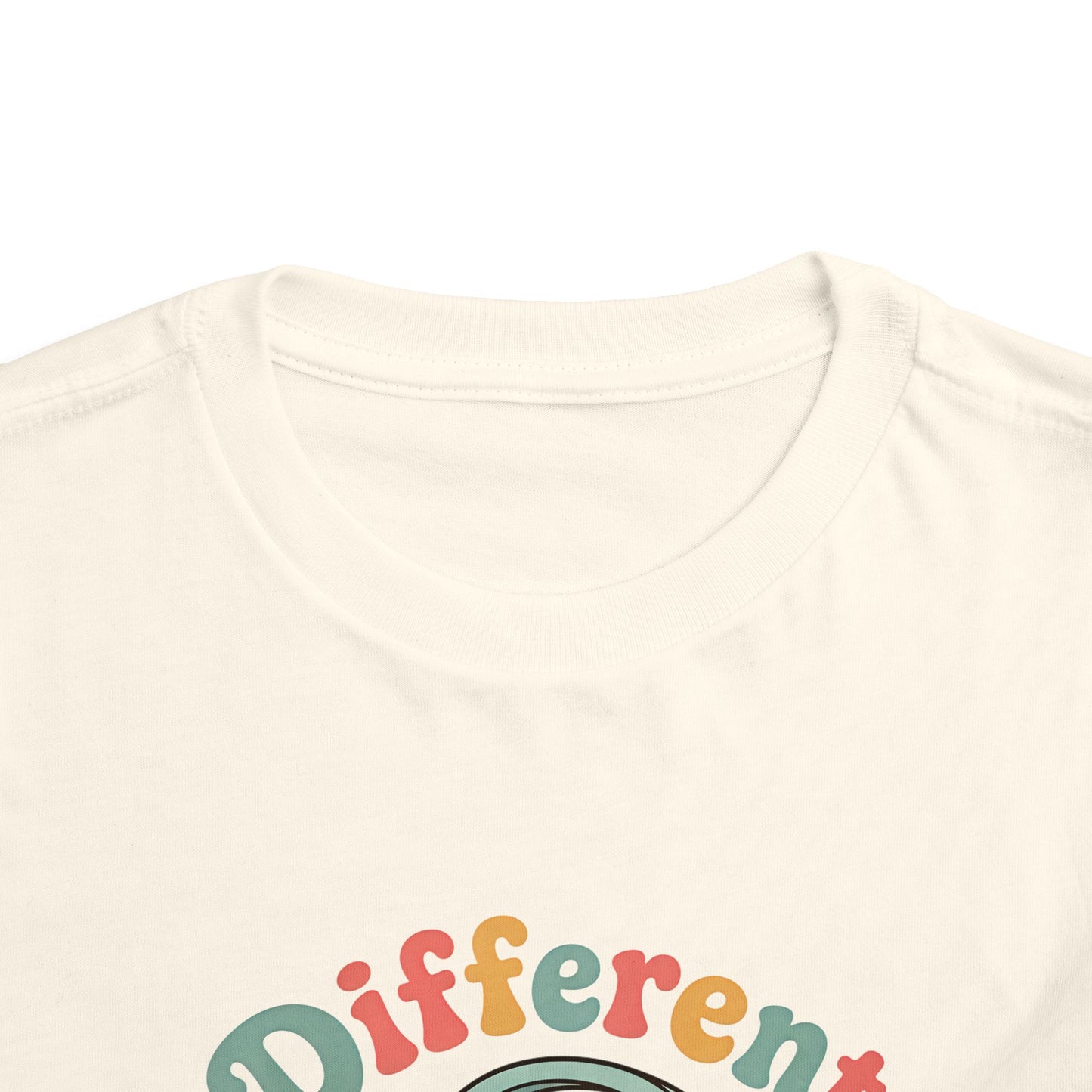 Toddler Tee — 'Different Is Cool' Capybara Graphic Kids Shirt image 7