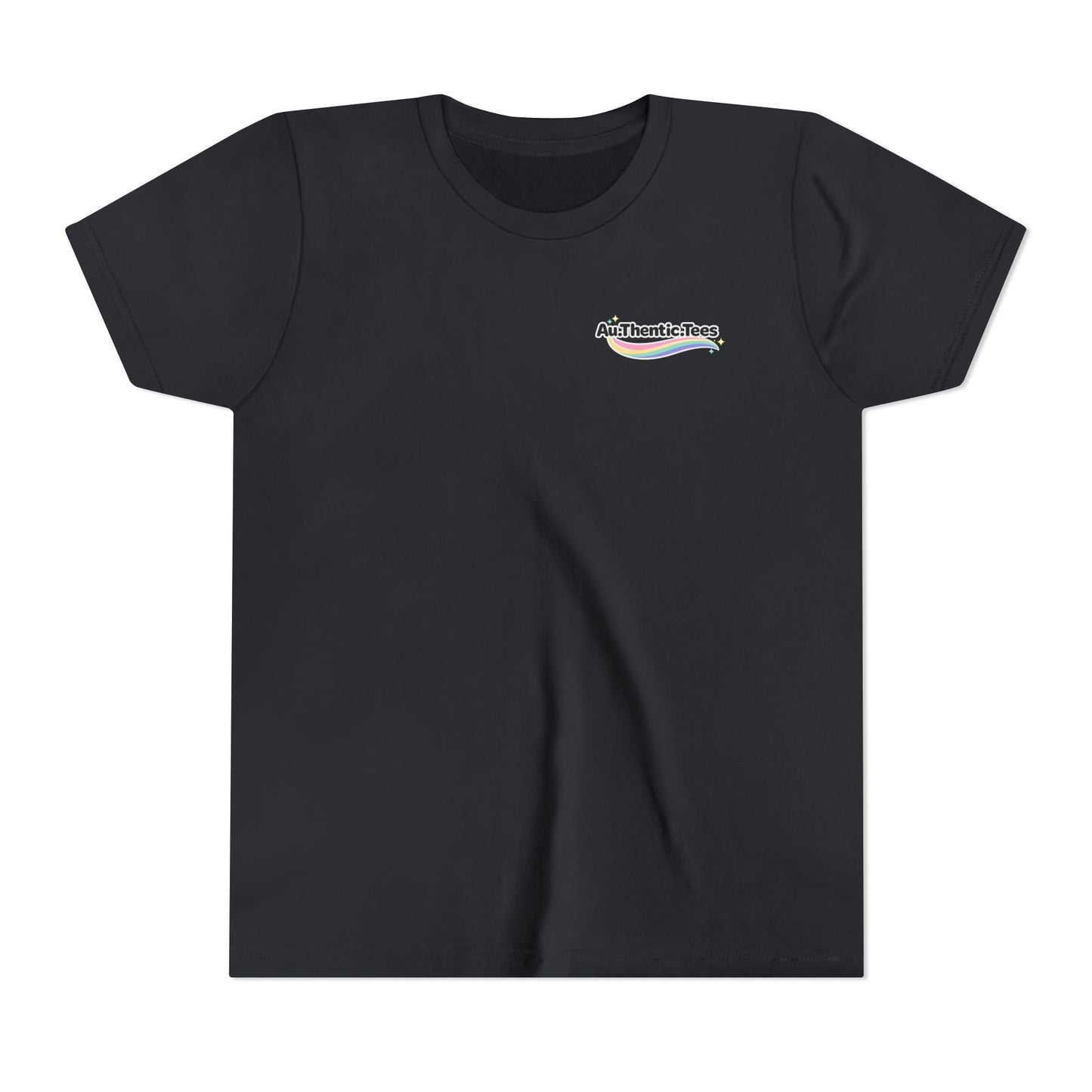 Youth Tee — "Too Much Everything" Cozy Silly Goose Graphic Shirt BACK PRINT