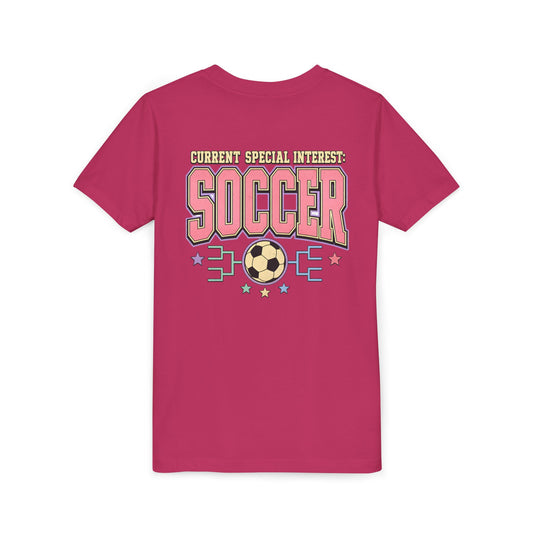 Soccer T‑Shirt – "Current Special Interest: Soccer" Youth Graphic Tee