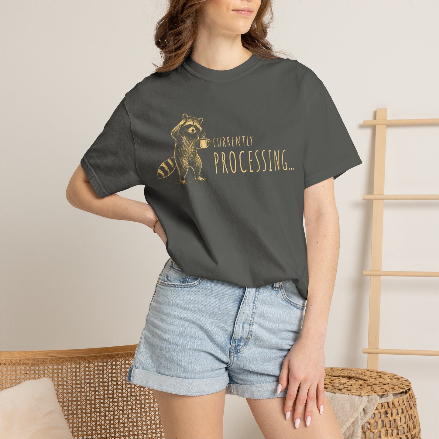 Currently Processing Raccoon T-Shirt