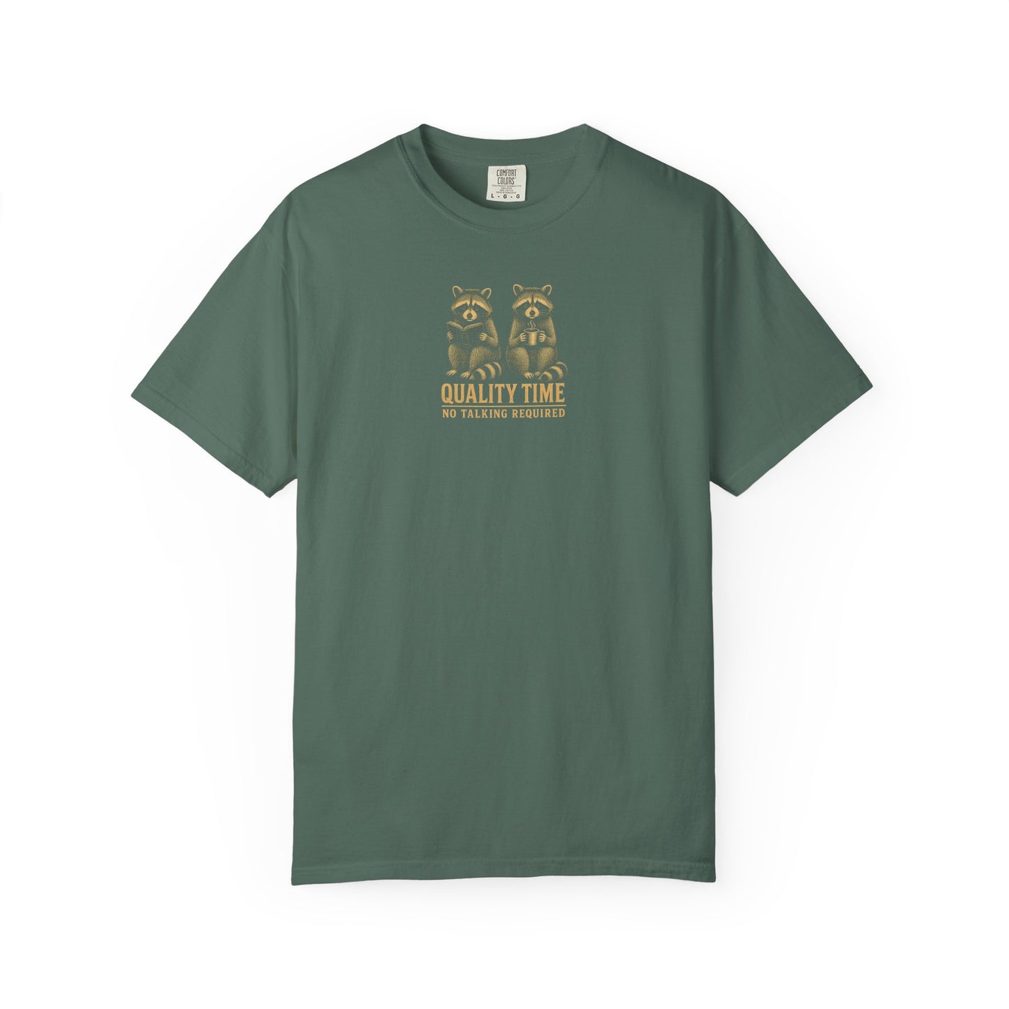 Quality Time Raccoons T-Shirt — Parallel play