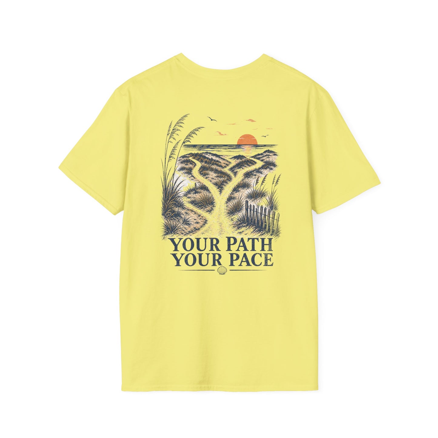 "Your Path Your Pace" Vintage Coastal Graphic Tee