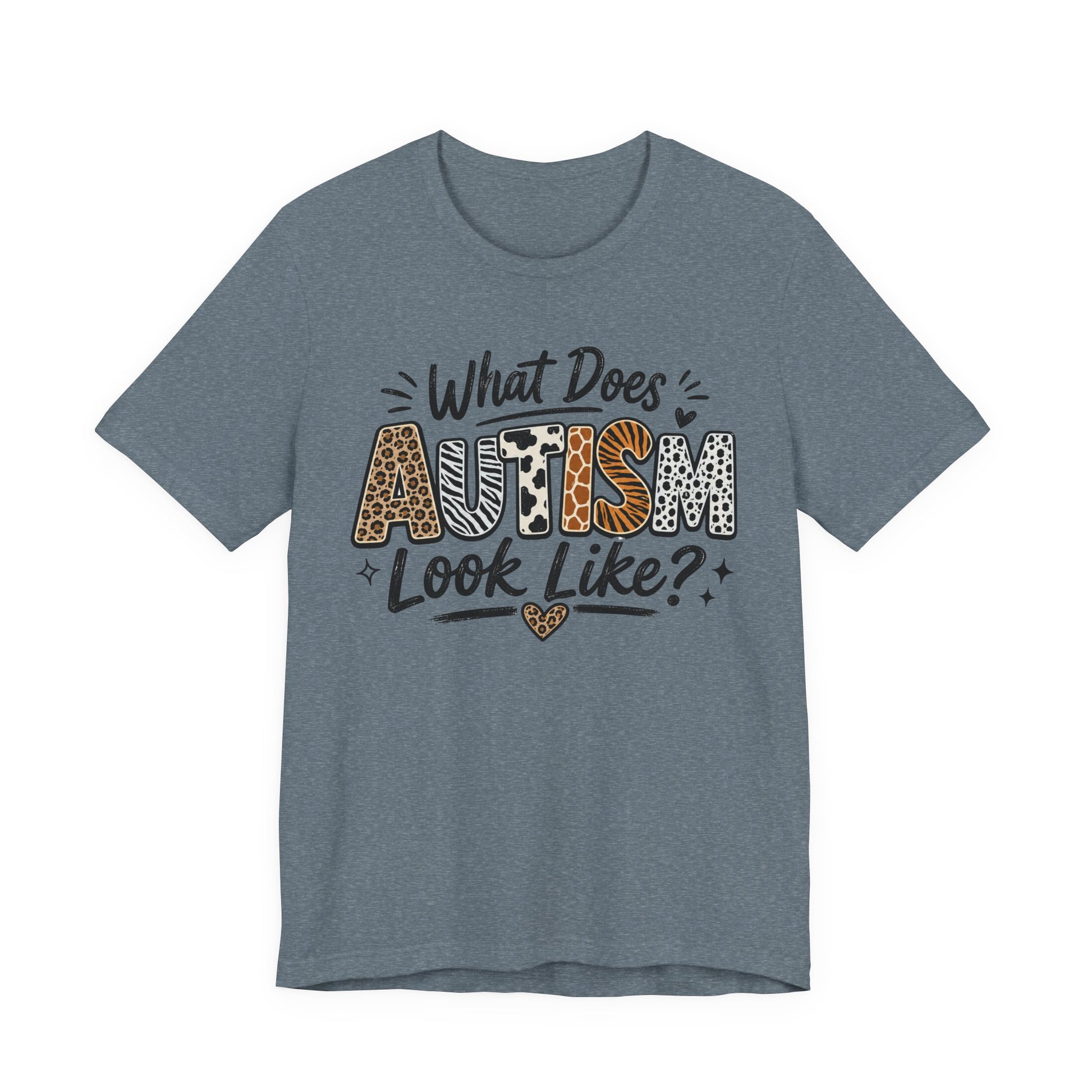 What Does Autism Look Like Shirt | Trendy Autism Awareness Tee image