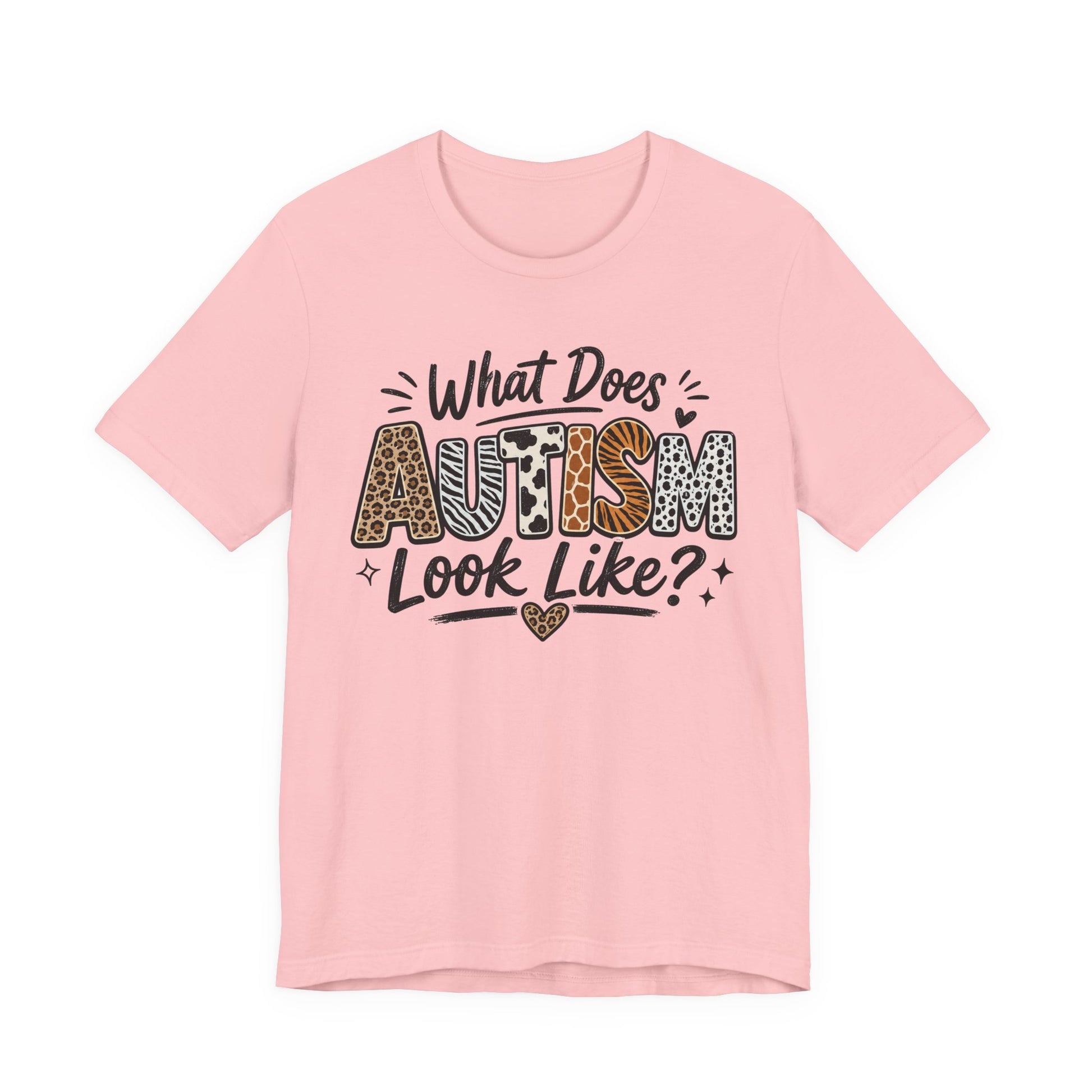 What Does Autism Look Like Shirt | Trendy Autism Awareness Tee image