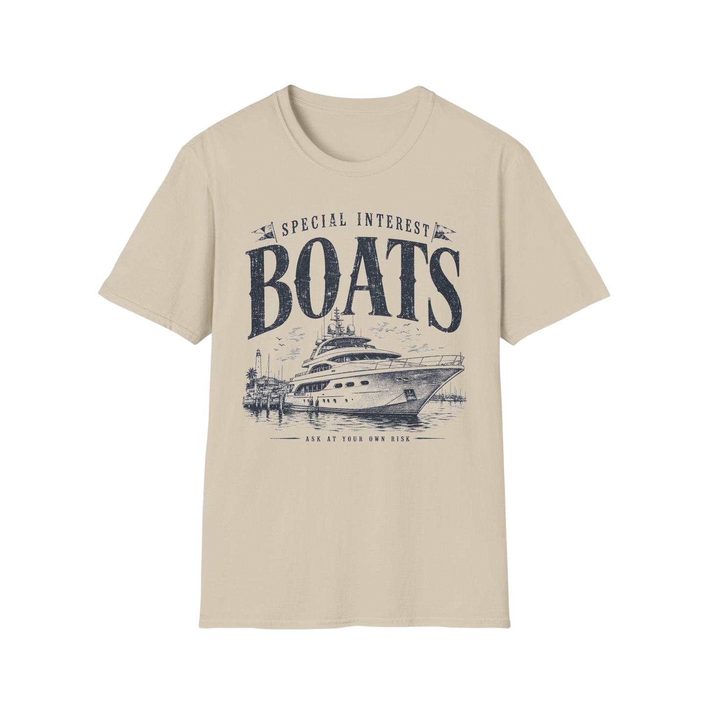 Boats Graphic T-Shirt — 'Special Interest Boats' Vintage Yacht Tee