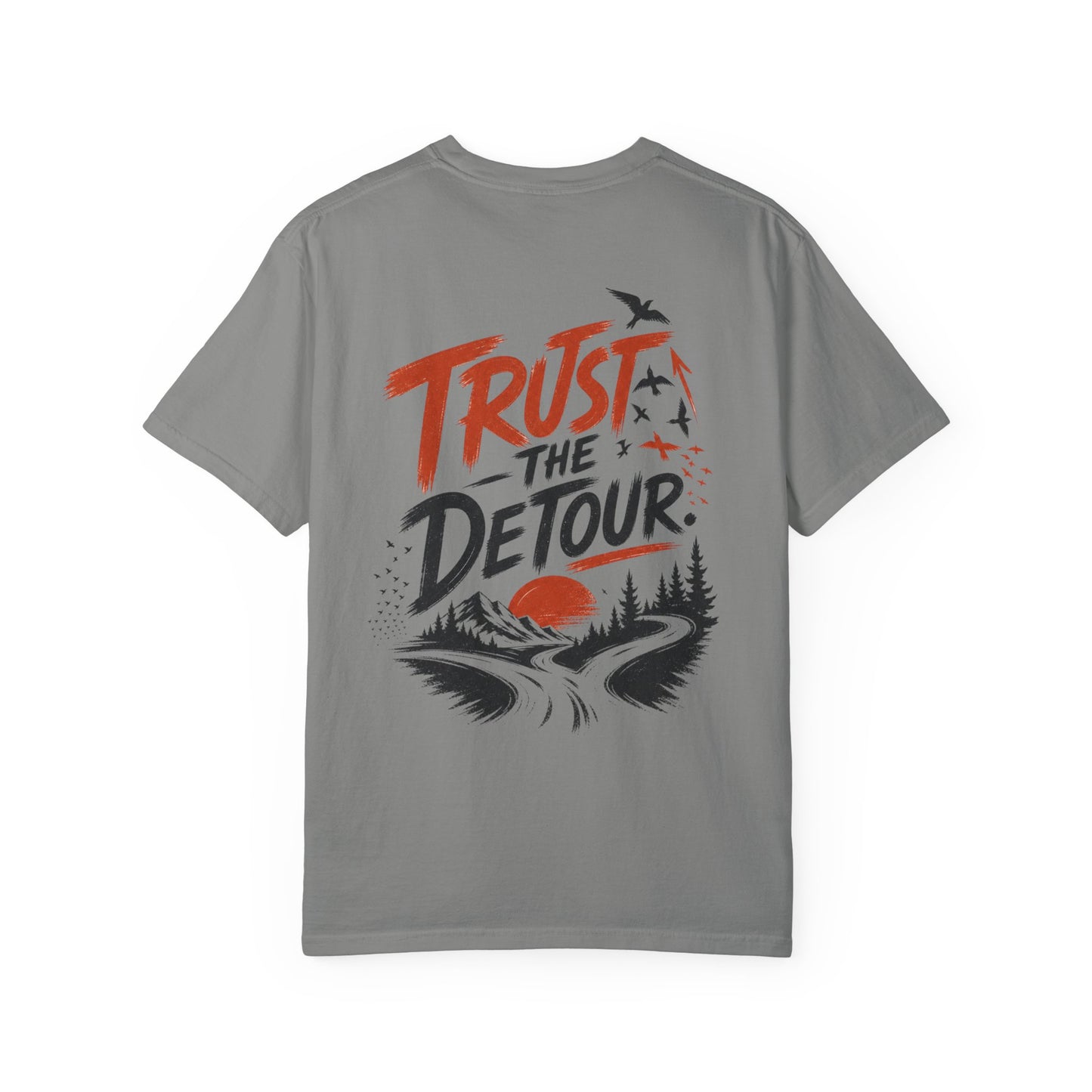 Trust the Detour T-Shirt — ADHD Inspirational Road Trip Graphic Tee
