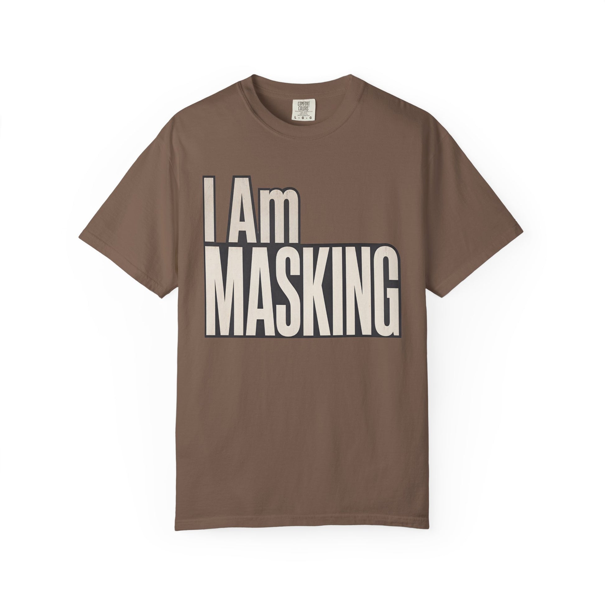I Am Masking T-Shirt — Bold Retro Graphic Tee for Self-Care &amp; Mask Awareness image