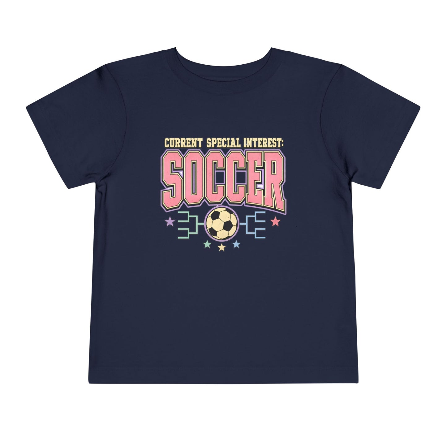 Toddler Soccer Tee — "Currently Special Interest: Soccer" Kids Graphic Shirt