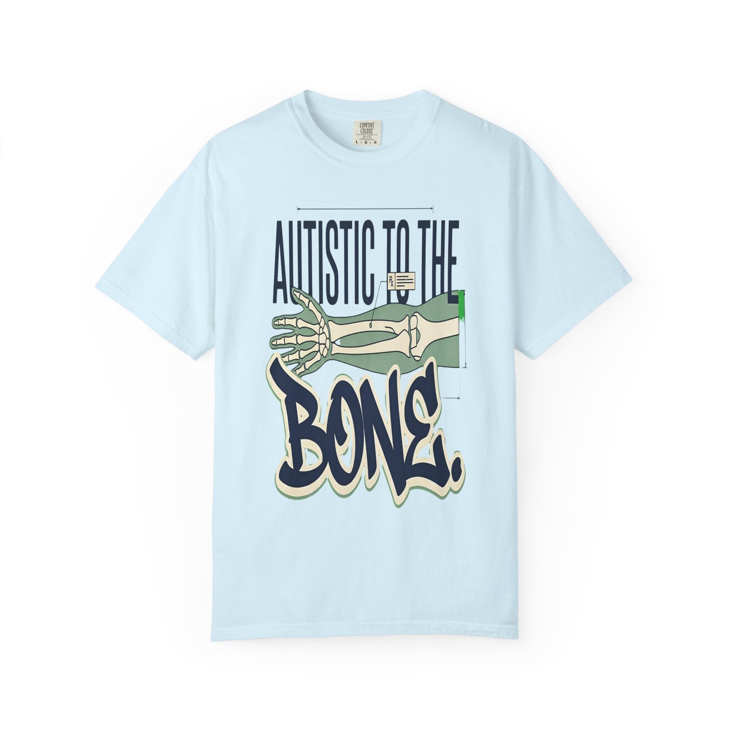Autistic to the Bone Graphic Tee — Skeletal Autism Pride T-Shirt