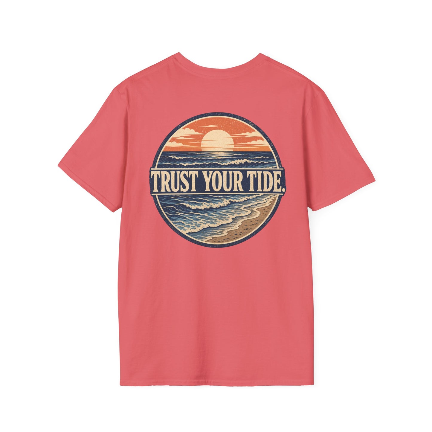 "Trust Your Tide" Vintage Sunset Graphic Tee