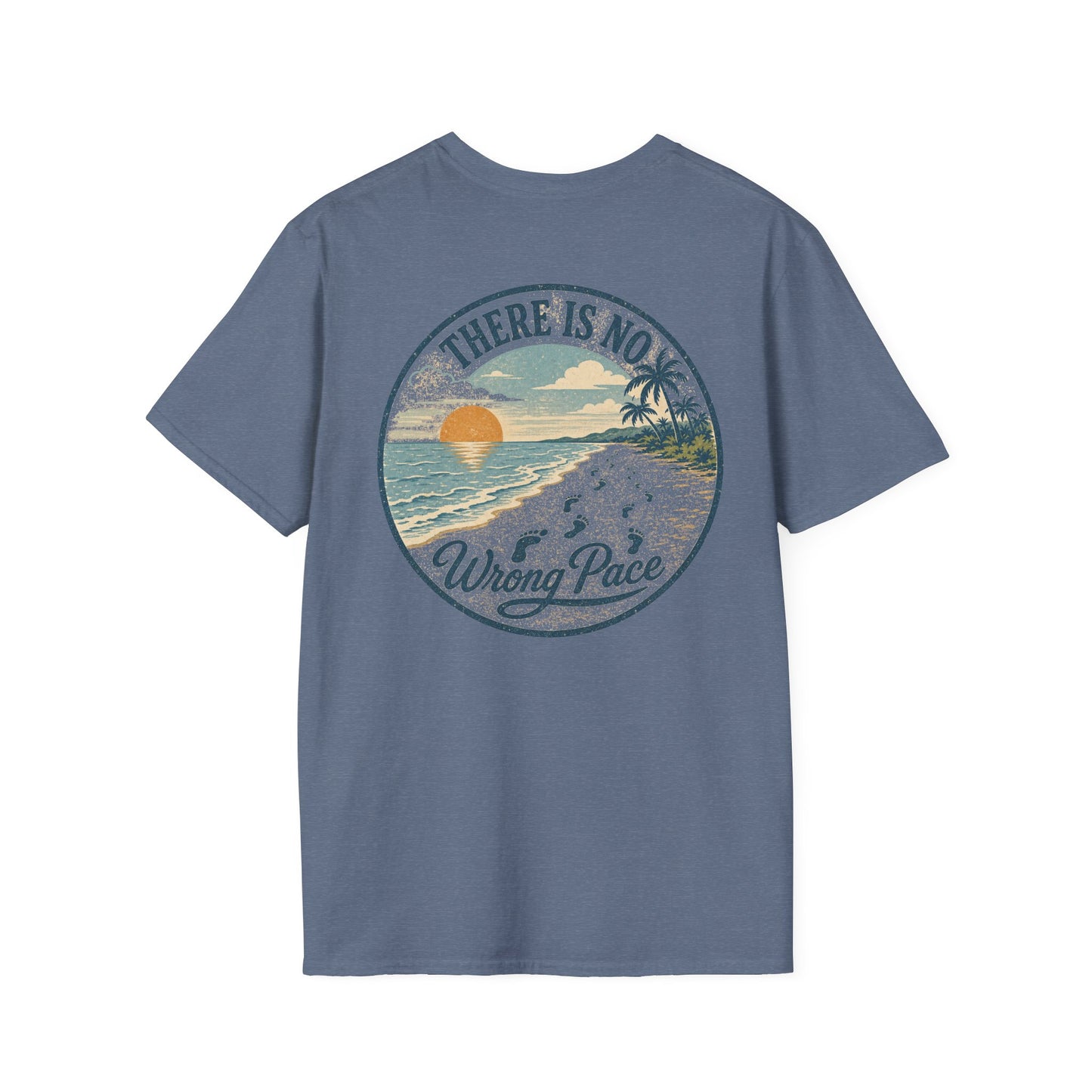 "There Is No Wrong Pace" Vintage Beach Graphic Tee