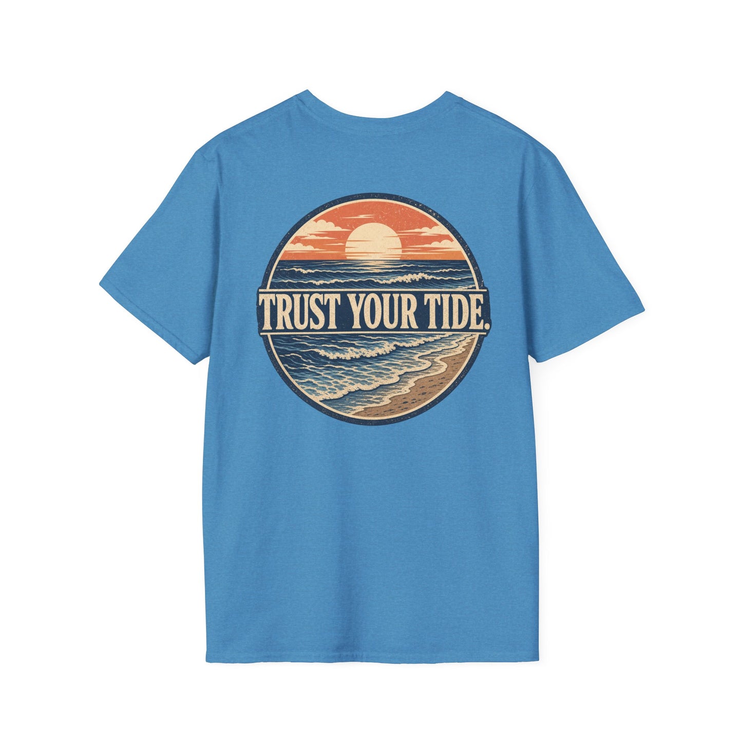 "Trust Your Tide" Vintage Sunset Graphic Tee