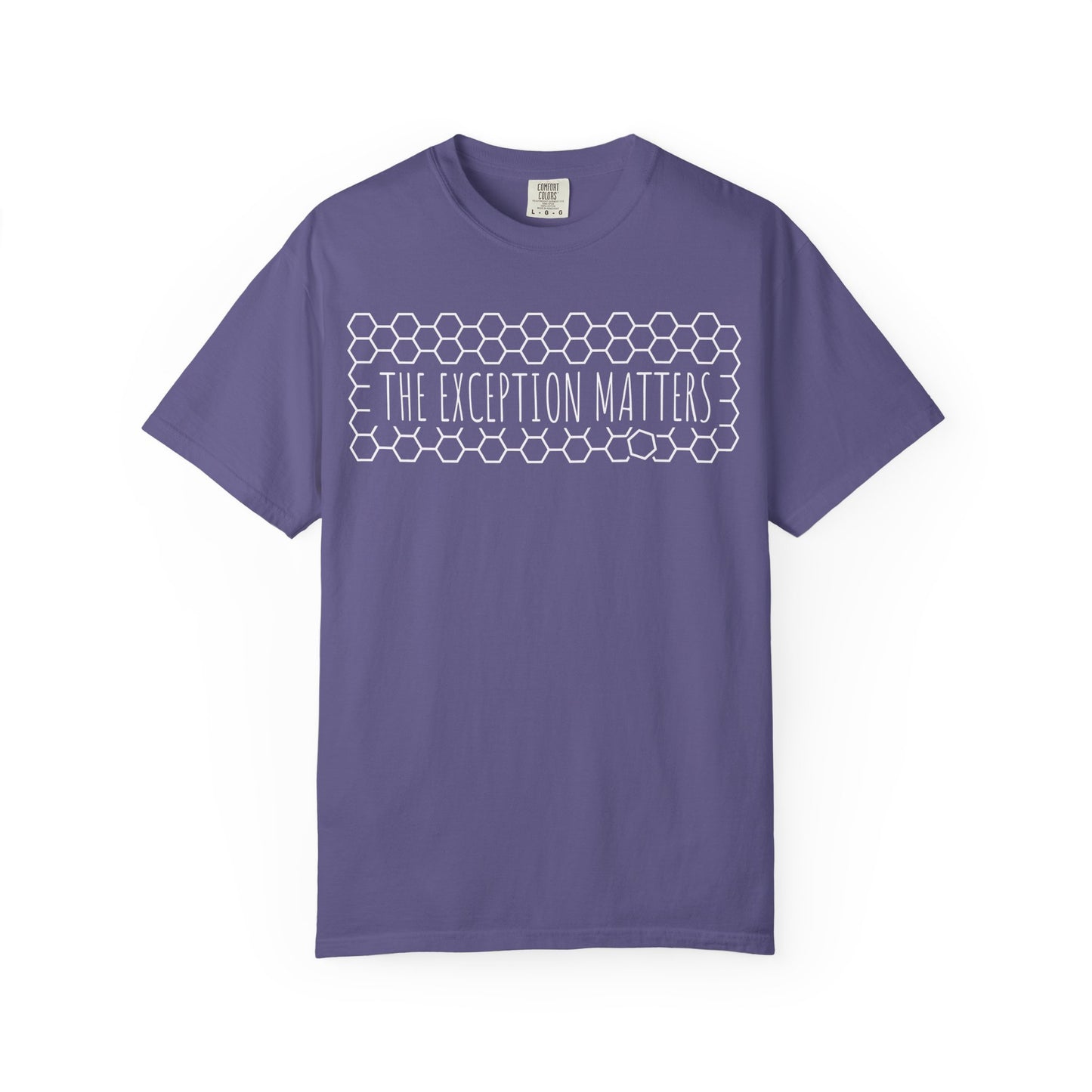 The Exception Matters T-Shirt — pattern recognition Honeycomb Graphic Tee