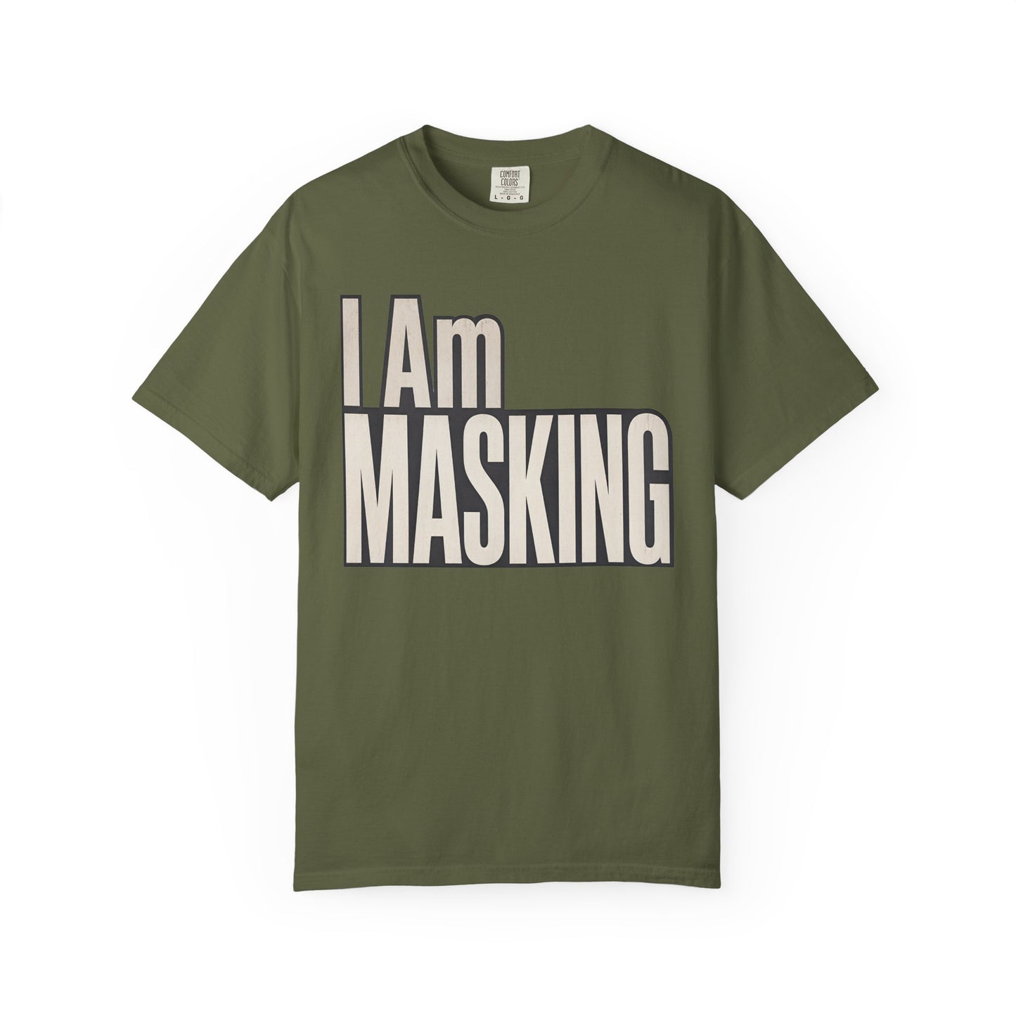 I Am Masking T-Shirt — Bold Retro Graphic Tee for Self-Care &amp; Mask Awareness image