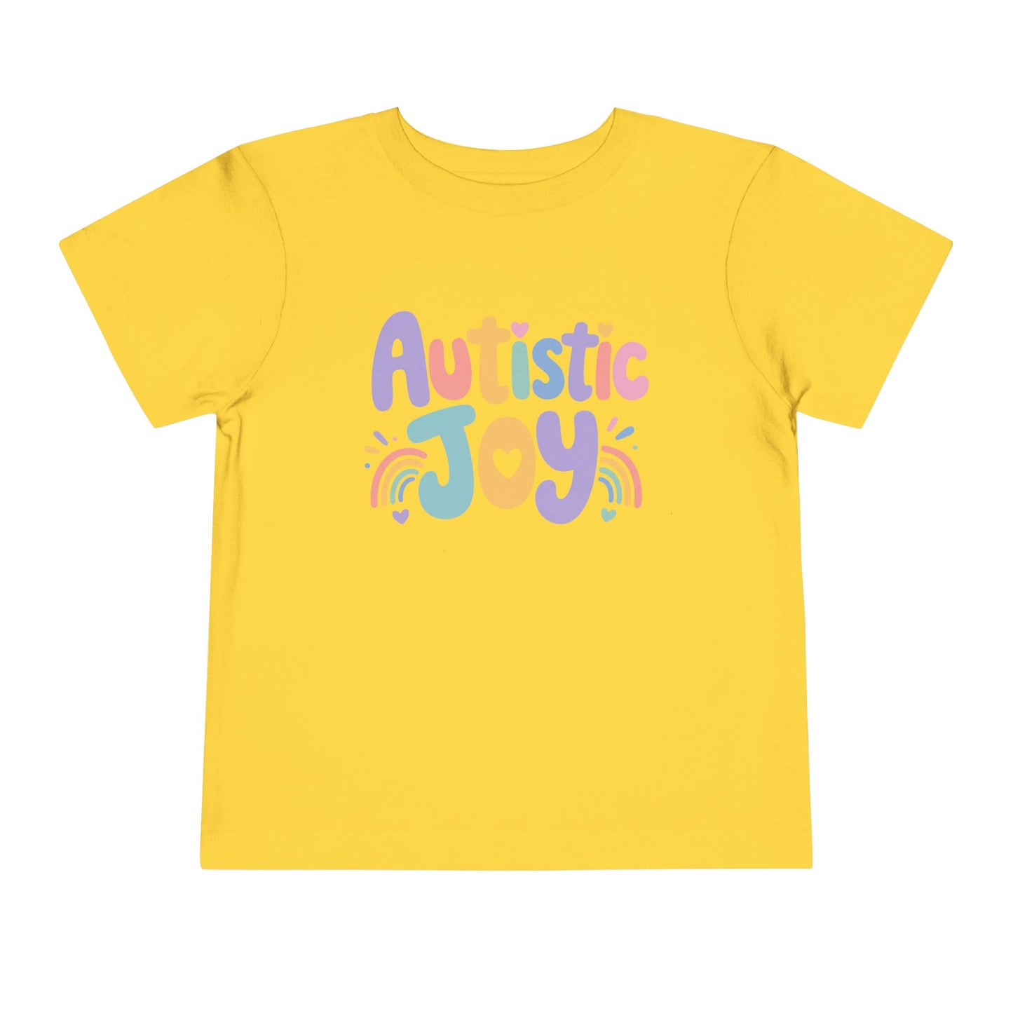 Toddler Tee — "Autistic Joy" Colorful Pride Shirt for Kids image 15