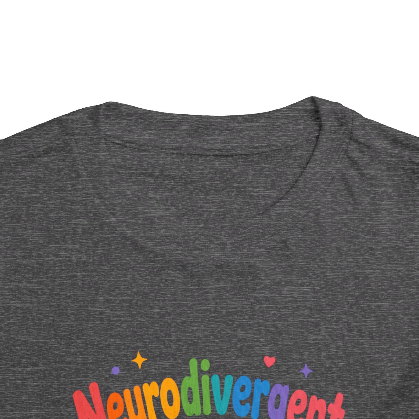 Neurodivergent and Awesome Toddler Tee — Colorful Pride Kids Shirt image 31