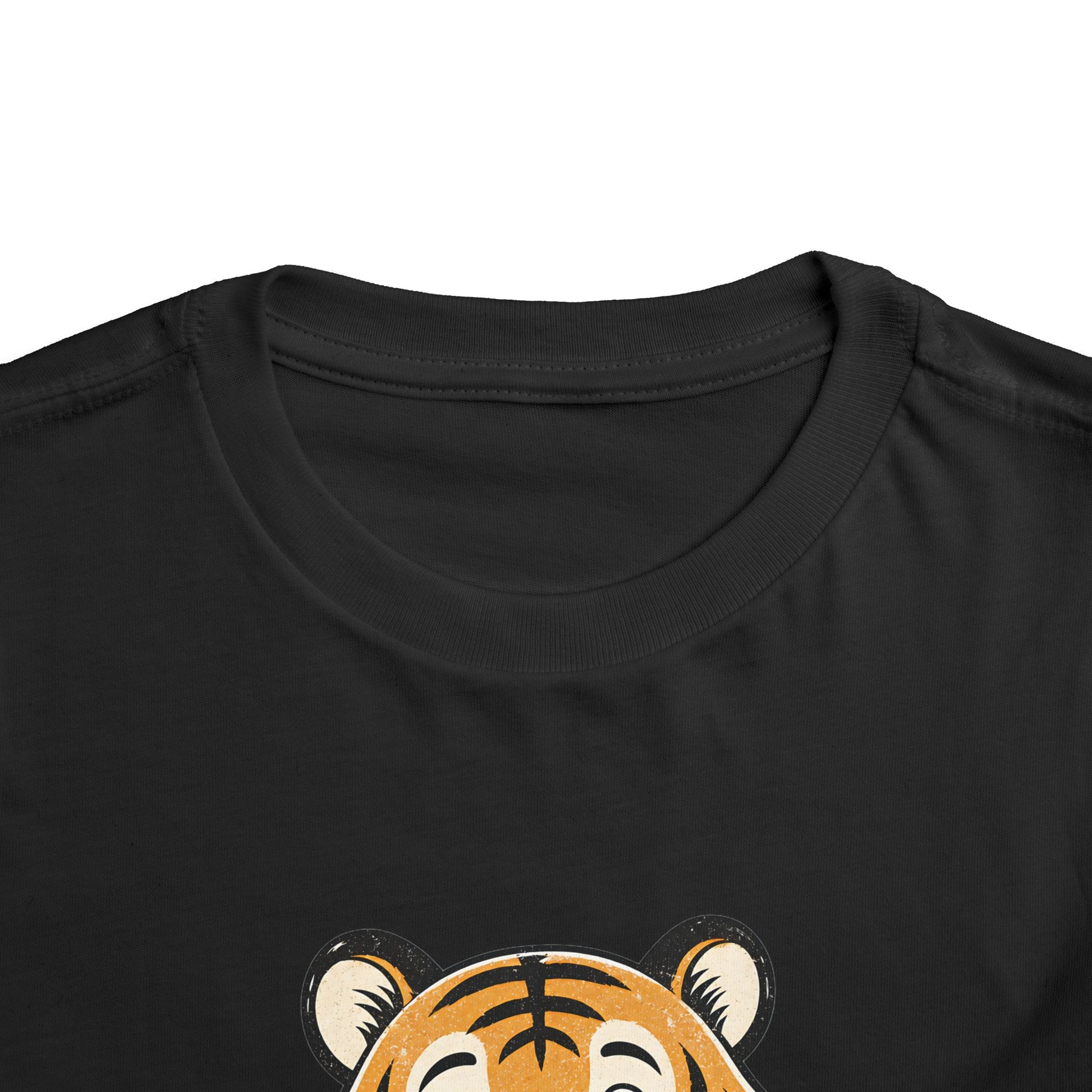 Toddler Tee — Cute Tiger Holding Autism Puzzle Heart image 11