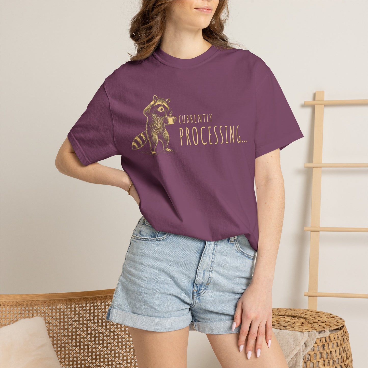 Currently Processing Raccoon T-Shirt
