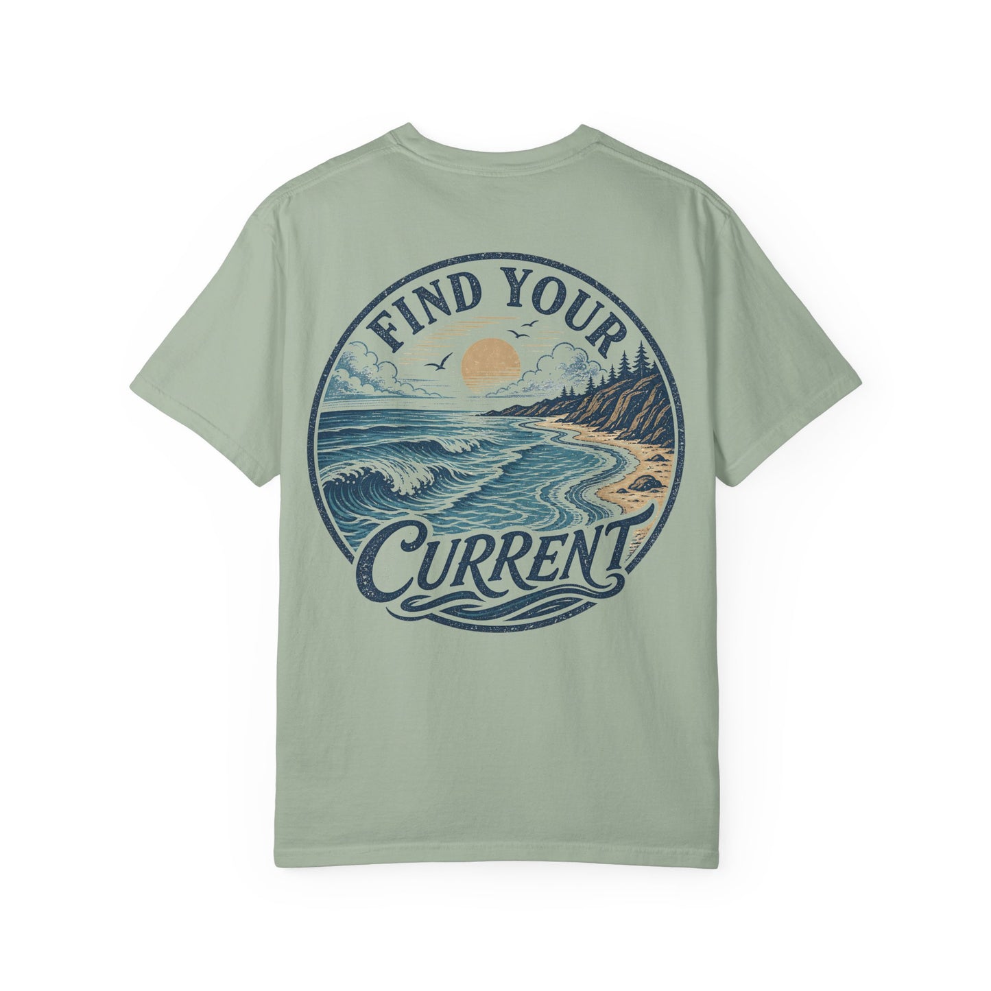 'Find Your Current' Ocean Surf Graphic T-Shirt