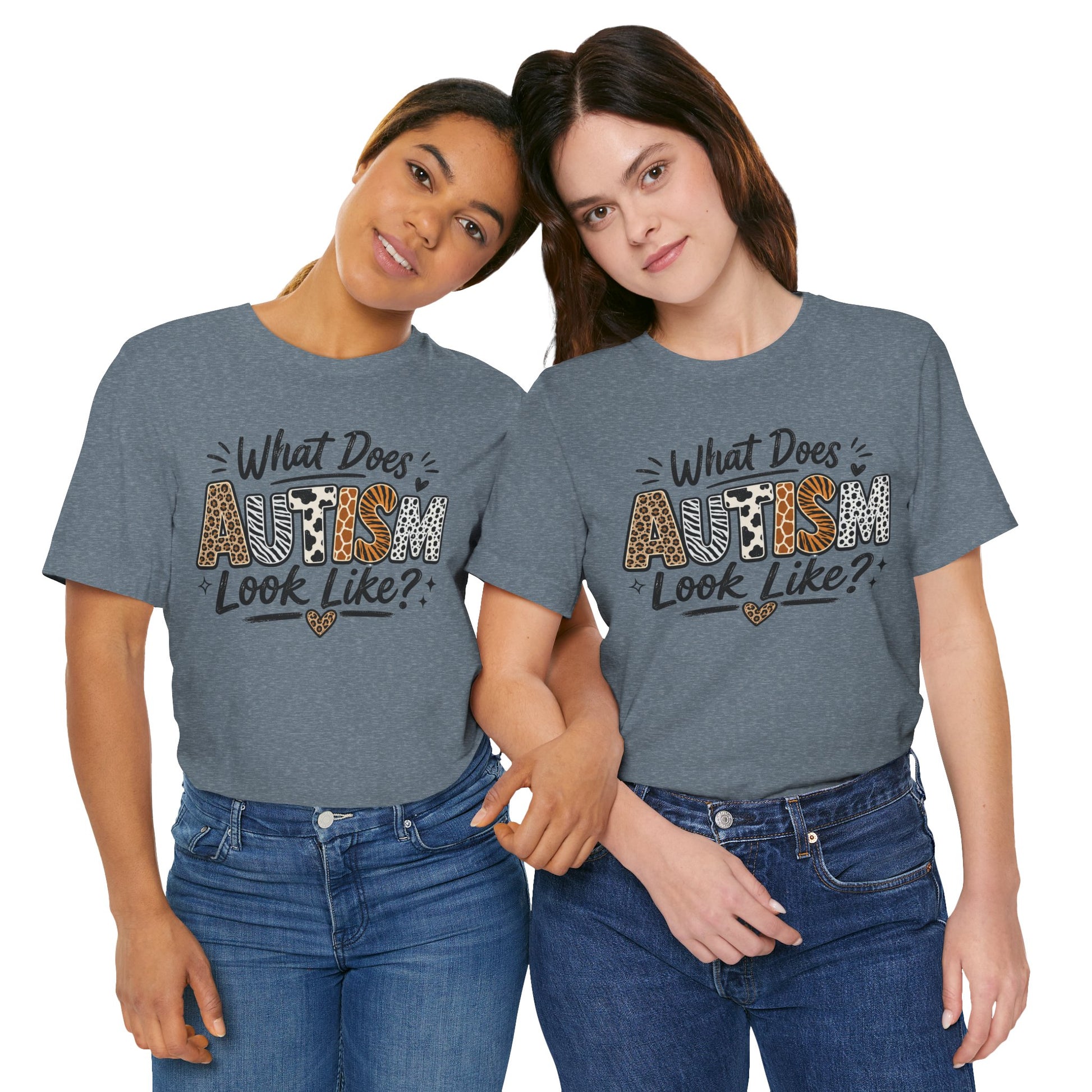 What Does Autism Look Like Shirt | Trendy Autism Awareness Tee image 32
