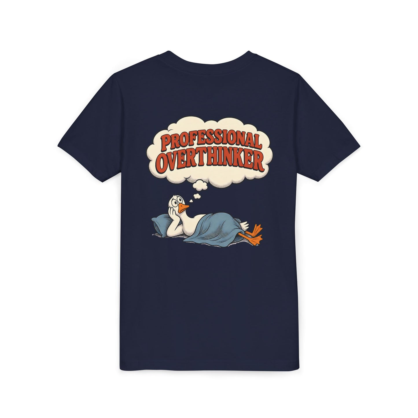 Youth Tee - "Professional Overthinker" Silly Goose Graphic BACK PRINT