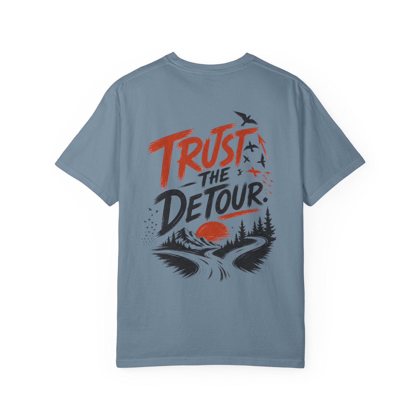 Trust the Detour T-Shirt — ADHD Inspirational Road Trip Graphic Tee