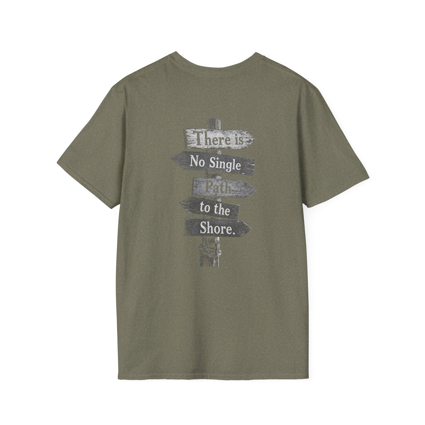 No Single Path Graphic Tee – Wooden Signpost