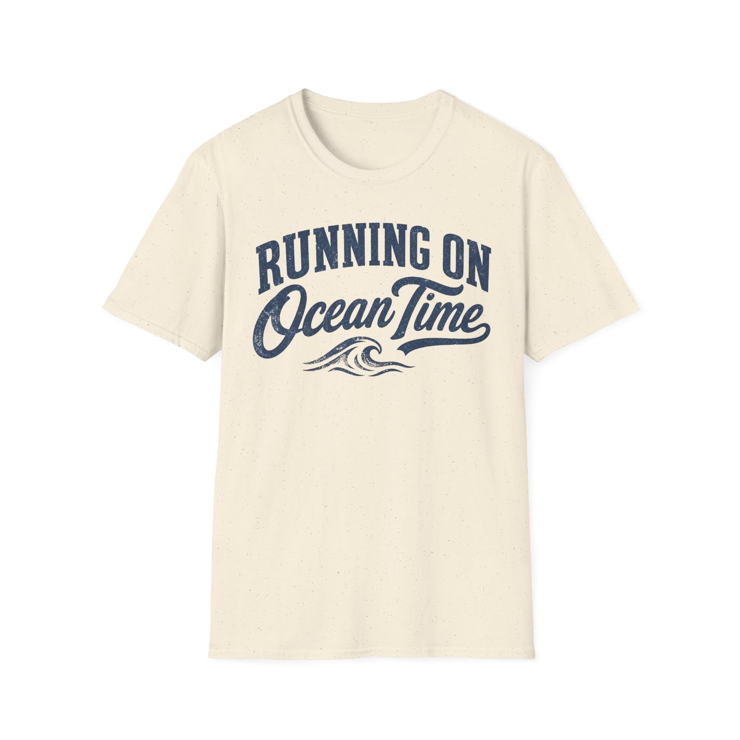 Running On Ocean Time T-Shirt — Coastal Beach Vibes Tee