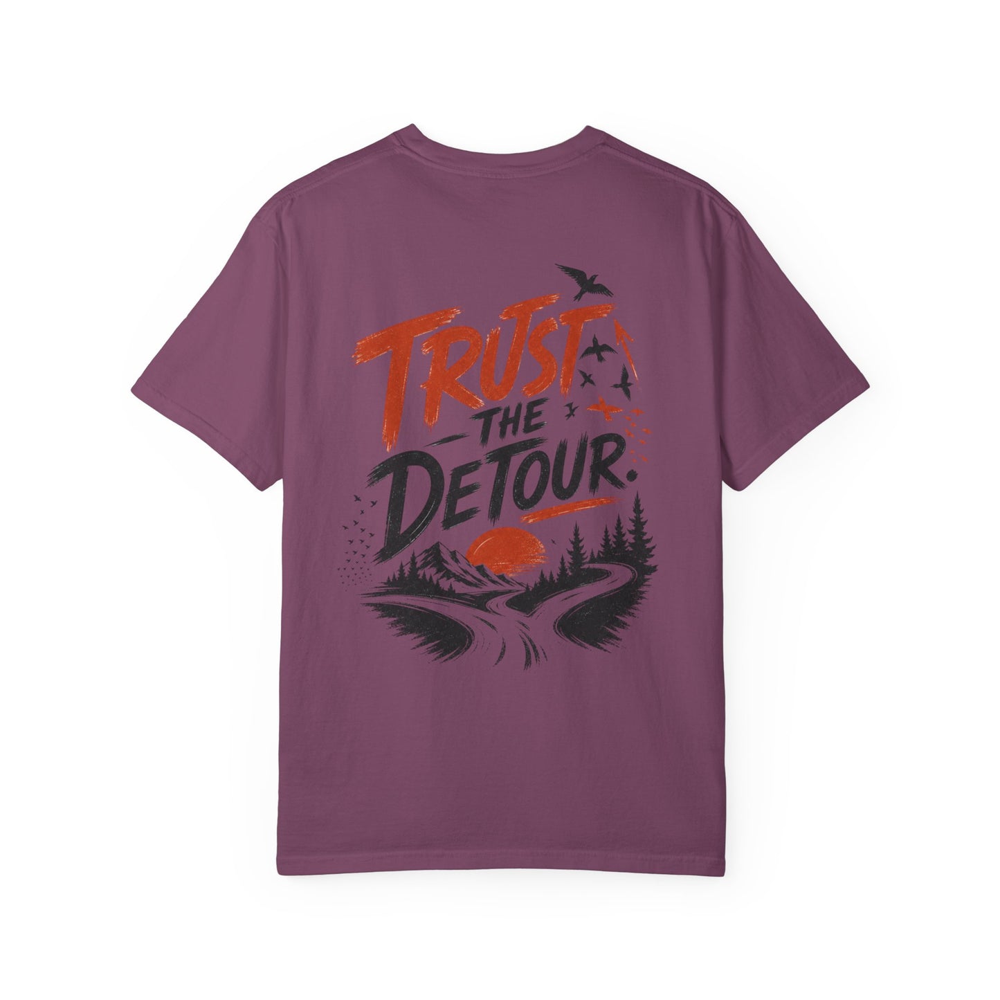 Trust the Detour T-Shirt — ADHD Inspirational Road Trip Graphic Tee