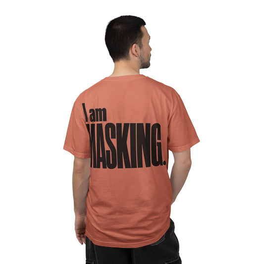 I Am MASKING Back Print Shirt – Neurodivergent Streetwear Tee image 0