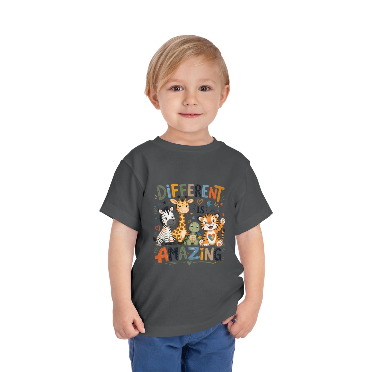 Different Is Amazing Toddler Shirt — Autism Awareness Kids Tee image 12